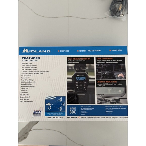 MXT575 MicroMobile® GMRS 50-Watt Two-Way Radio Bundle - MXT575VP4 - Picture 3 of 4